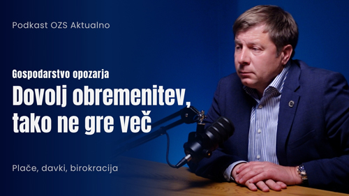 Gospodarstvo opozarja: